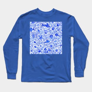 Blue Fishes Long Sleeve T-Shirt